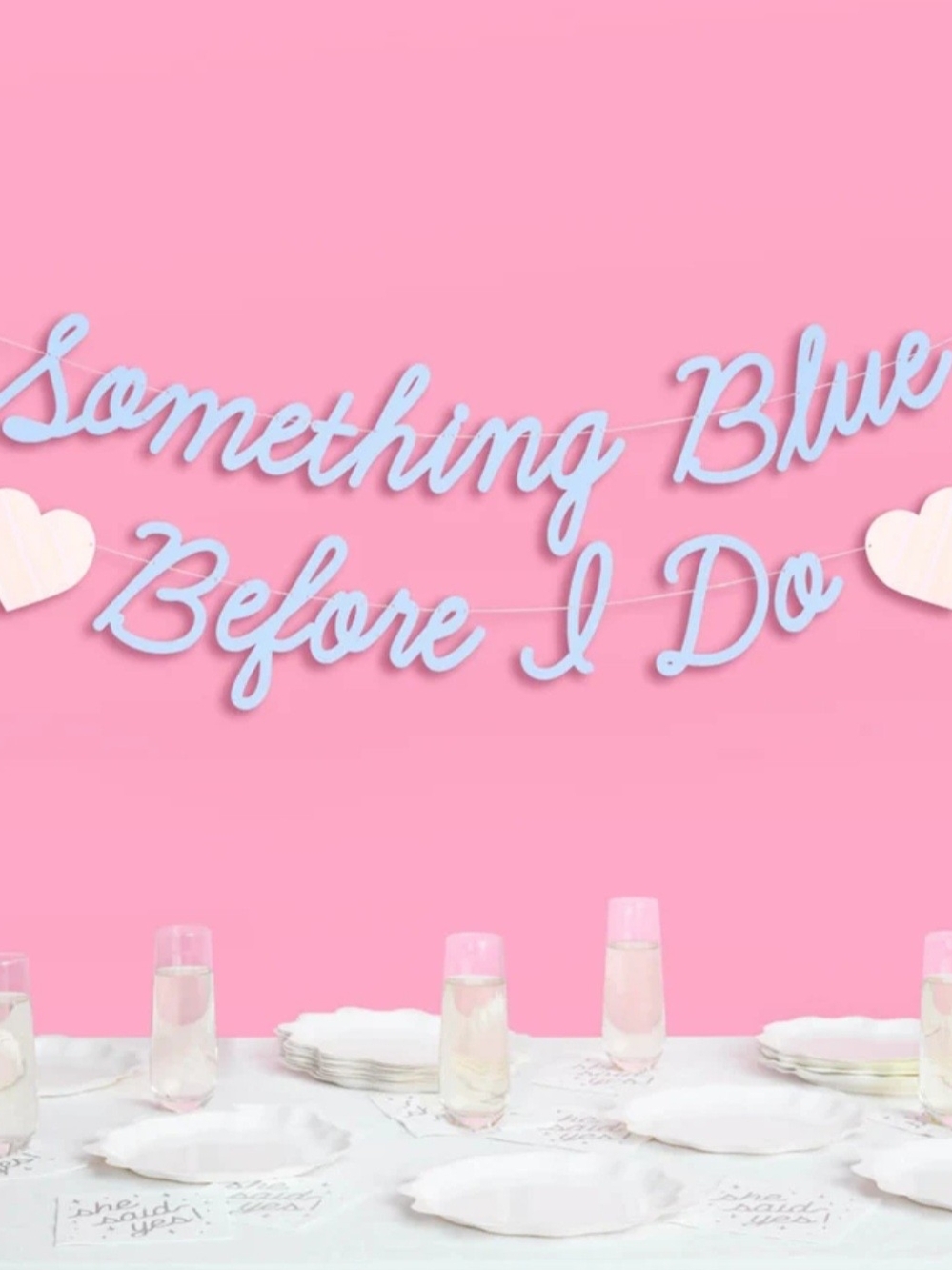XO FETTI "Something Blue Before I Do" Party Decor Pack